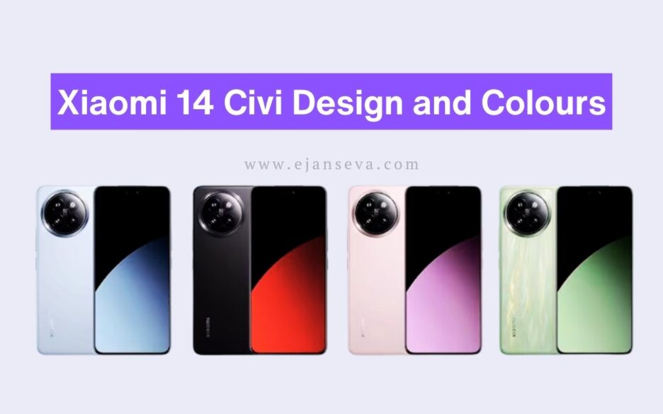 Xiaomi 14 Civi Design and Colours